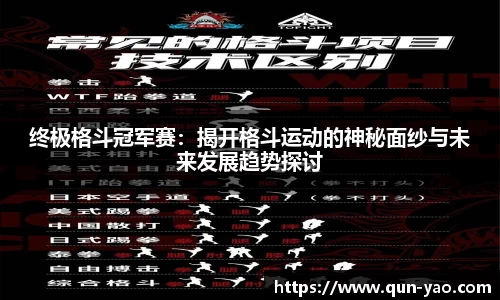 终极格斗冠军赛：揭开格斗运动的神秘面纱与未来发展趋势探讨